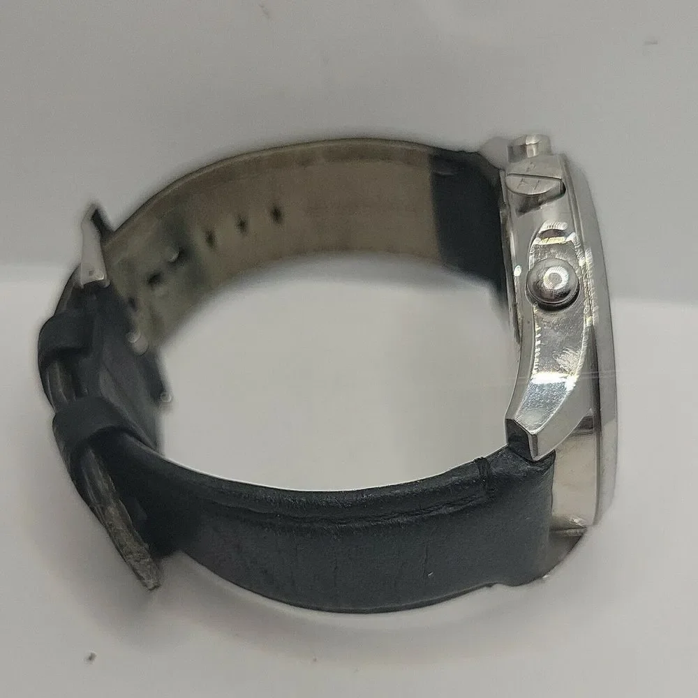Armani Exchange AX2165 Men's Black Leather Analog Dial Quartz Wrist Watch BC607